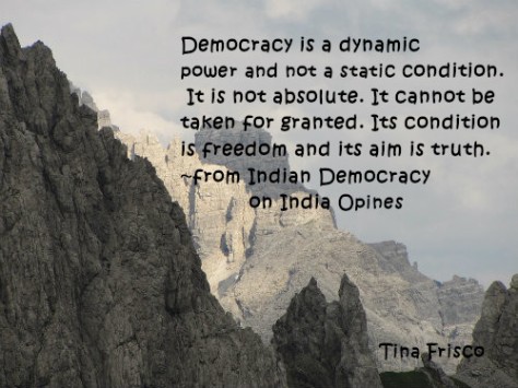 Indian Democracy on India Opines